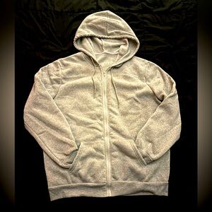 White Zip-Up Jacket/Hoodie